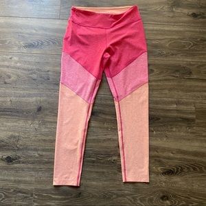 OUTDOOR VOICES Pink Color block Leggings